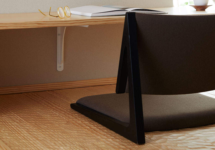 カウンター用ブラケット　ツヨイノ　ホワイト（1本入） 2