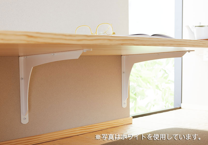 カウンター用ブラケット　ツヨイノ　ブラック（1本入） 3